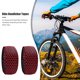 thumbnail image 2 of Manillar de bicicleta 2x correa de panal para carretera empuñaduras de barra de bicicleta cinta adhesiva roja JShteea Accesorios para bicicletas, 2 of 7