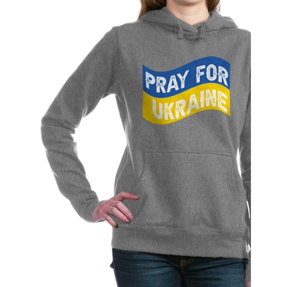 CafePress - Pray For Ukraine Sweatshirt - Pullover Hoodie, Classic & Comfortable Hooded Sweatshirt