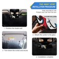 thumbnail image 2 of WOBOGO Red Blue Graffiti Pattern Car Windshield Sunshades Autopilot Lightweight Accordion Sun Visor 57×31.5in, 2 of 8