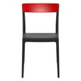 thumbnail image 5 of Flash Dining Chair Black Transparent Red, Set of 2, 5 of 11