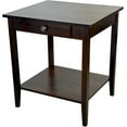 thumbnail image 3 of 2-Tier Solid Acacia End Table w/Drawer, 3 of 7