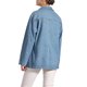 thumbnail image 3 of CHAQUETA DE DENIM PARA MUJER INSPIRADA CHIC, CON SOLAPA, MANGAS LARGAS, BOTONES Y BOLSILLOS, BLAZER DE DENIM PARA TRABAJO EN OFICINA, TAMAÑO L AZUL, 3 of 6