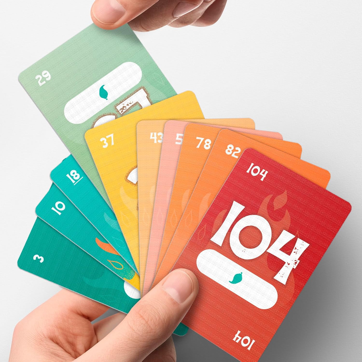 Beat the Heat Card Game for Kids, Teens, and Adults, Family Games for 2-10 Players, Ages 8 and up