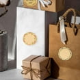 thumbnail image 4 of MODANU 1 Roll 500Pcs Self-Adhesive Kraft Paper Labels, 2 Inch Round Writable Stickers for Jar Lid Canning Label Seal Envelopes Gift Box, Brown, 4 of 7