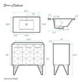 thumbnail image 2 of Annecy 36" Bathroom Vanity in Phantom Black, 2 of 6