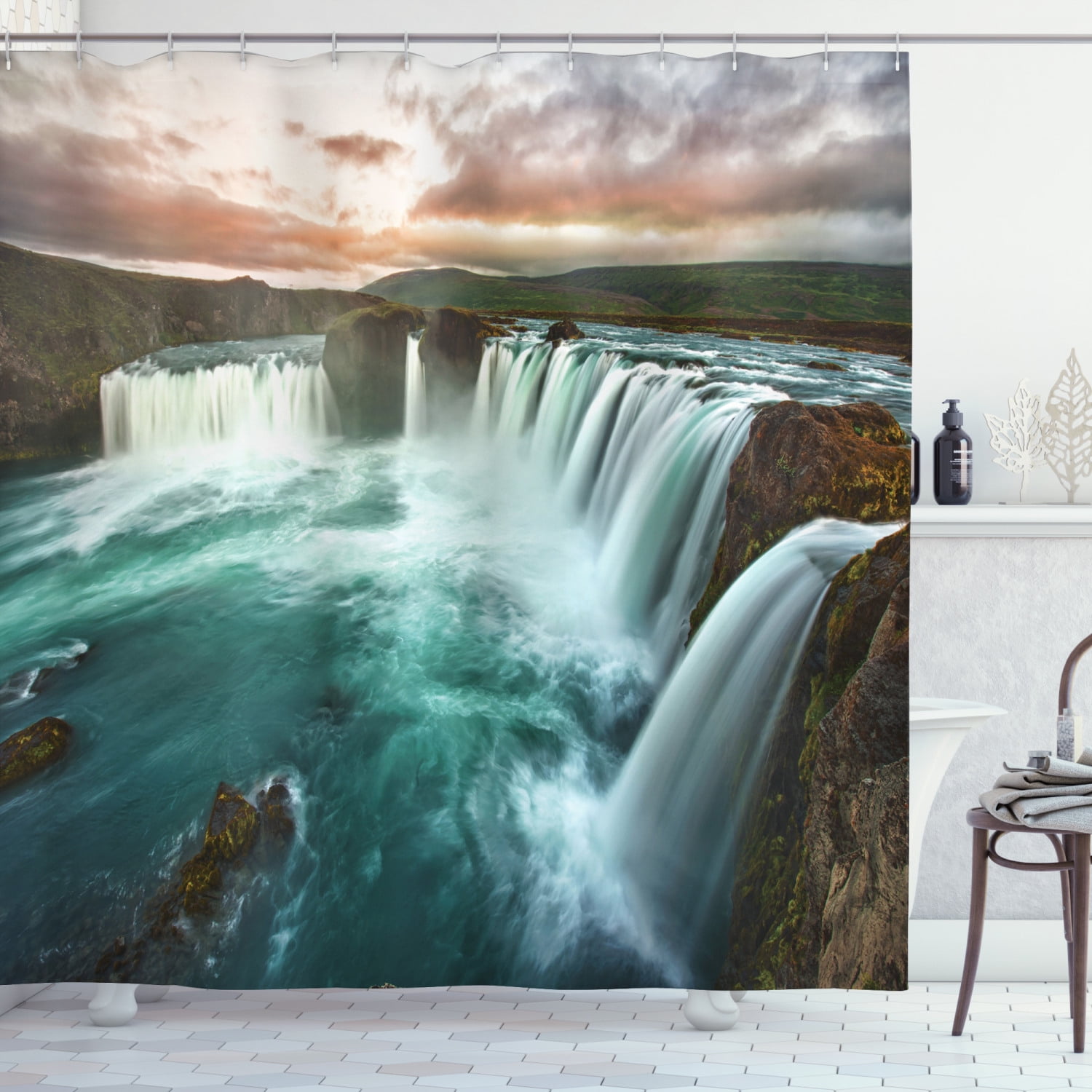 waterfall shower waterfall shower