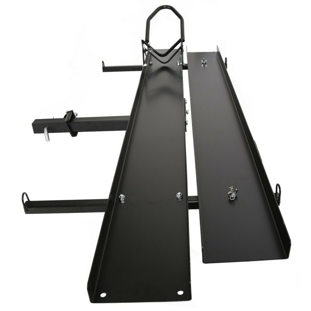 79" 600lb Motorcycle Carrier Dirt Bike Black Heavy Duty Steel Rack 2