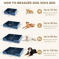 thumbnail image 5 of PayUSD Dog Bed for Large Medium Small Dogs Orthopedic Waterproof Dog Sofa Bed Non Slip Pet Couch with Removable Washable Cover Supportive Foam M to XXL, 5 of 9