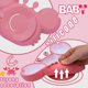 thumbnail image 3 of Ros-e Baby Suction Plate Baby Silicone Tableware Baby Cutlery Learning Suction Bowl for Baby Kids Baby Plate Non-Slip Suction Plate Baby Bebe BPA Free, 3 of 4