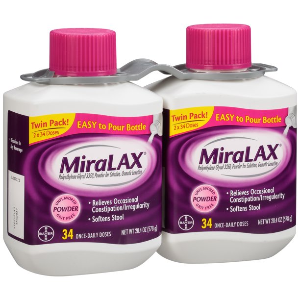 MiraLAX® Powder Laxative 220.4 oz. Bottles