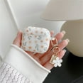 thumbnail image 6 of Protective Floral Case Cover with Pendant Portable Shockproof Women Girls with Keychain For Apple Airpods Pro 4/3/2/1 Charging Case For iPhone Earphone Accessories Case, 6 of 8