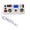 Black - EU Plug, variant on Rupoun Multifunctional LED Bulb Power Tester Box Digital Display Measurement Tool for Current A, Voltage V, Power W, PF with US Plug 85-265V, Fits E27 E14 GU10 Sockets, 10.63 inches / 27 cm