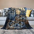 thumbnail image 2 of Orinice Owl Blanket Soft Cozy Microfiber Throws Blankets All Season Bed Sofa,Couch Room Bedroom Chairs Dorm for Adult and Kids Women Gifts 50x60in, 2 of 6