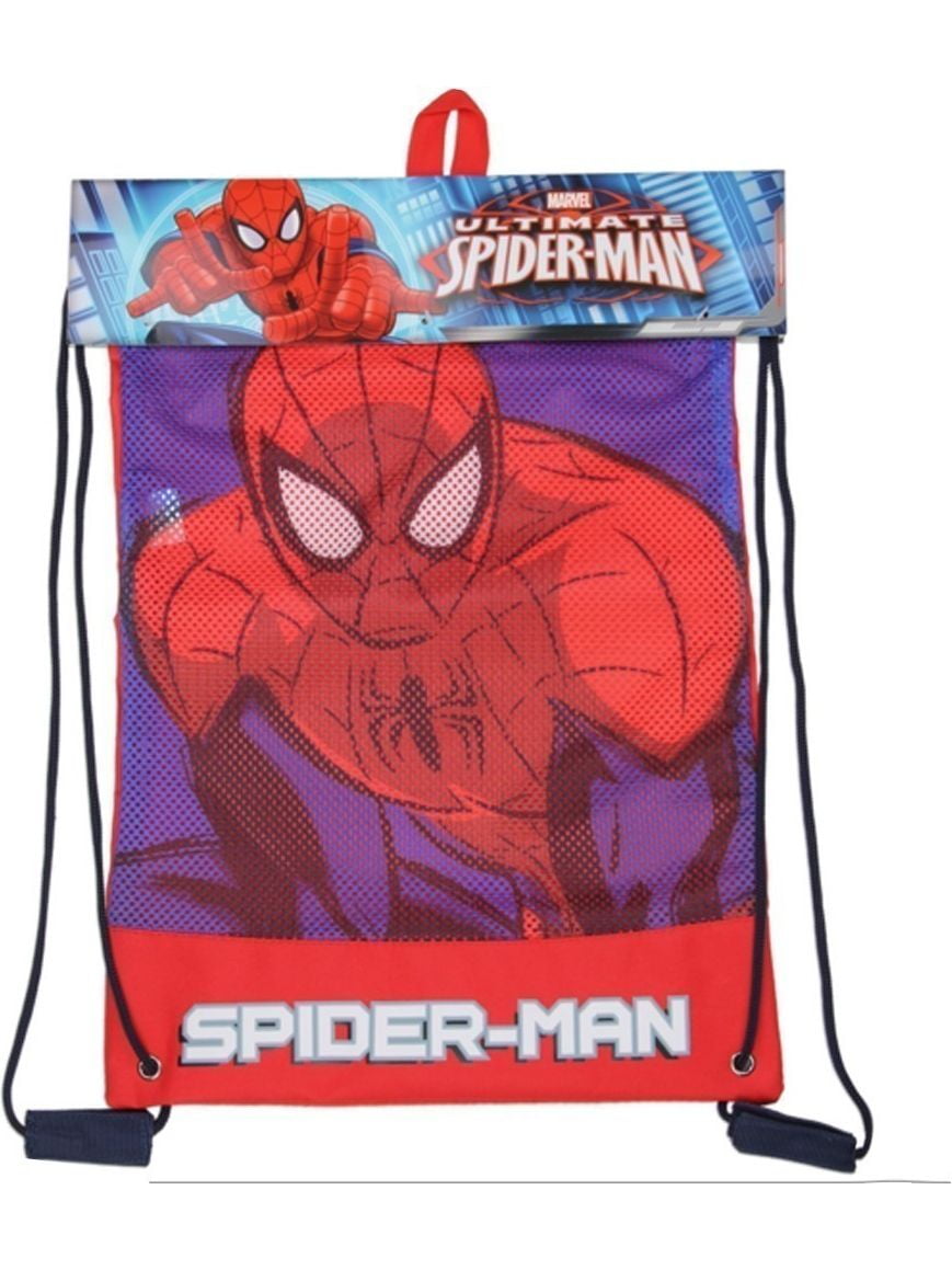 spiderman drawstring backpack