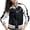 Black, variant on Women's Real Sheepskin Leather Varsity Jacket, Rib Knit Collar and Cuffs (US, Alpha, 3X-Large, Regular, Regular, Black)