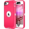 thumbnail image 1 of Entronix Funda Resistente para iPhone 7/8, Triple Capa, Resistente a Golpes y con Protección contra Caídas, Color Rosa, 1 of 6