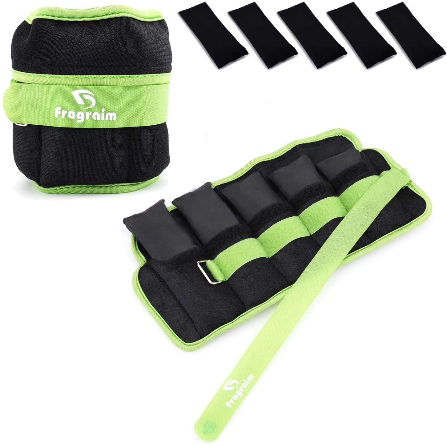 Strength Training Wrist/Ankle Weights Bag,Strength Training Wrist/Leg/Arm Weight Set with Adjustable Strap Sandbag,for Jogging,Gymnastics,Aerobics