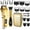 Gold, variant on Professional Hair Clippers 3-in-1 Barber Clipper Set, T-Shaper Trimmer & Foil Shaver Rechargeable Beard Trimmer Men’s Hair Clipper Kit