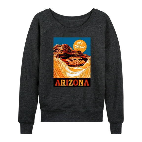 Instant Message - The Wave Arizona - Women's Lightweight French Terry Long Sleeve Shirt
