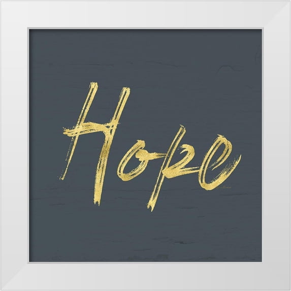 Murdock, Ramona 20x20 White Modern Wood Framed Museum Art Print Titled - Hope