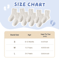 thumbnail image 3 of Toddler Non Slip Cotton Crew Socks with Anti-slip Dots for Infant Baby Boys Girls, 3 of 7