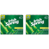 (2 pack) (Pack of 2) Irish Spring Aloe Vera Bar Soap, 3.7 Ounce, 12 Bar Pack