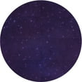 thumbnail image 1 of Ahgly Company Machine Washable Indoor Round Transitional Night Blue Area Rugs, 5' Round, 1 of 7
