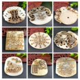 thumbnail image 2 of High-quality replica of Hetian jade from Mongolia, antique style, featuring auspicious abacus, Pixiu, and Bagua designs., 2 of 4