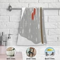 thumbnail image 5 of Christmas Red Birds Snowfalke Hand Towels, Kitchen Towel Ultra Soft and Absorbent,Decorative Fingertip Face Towel for Bathroom Hotel, 2 PCS, 28.3"x 14.4", 5 of 6