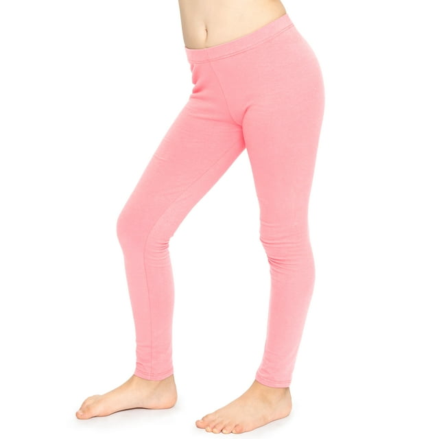 Stretch Is Comfort Girl's Cotton Leggings | Child Size 4 -14