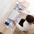 thumbnail image 3 of Long Mouse Pads for Desk,Blue Baseballs and USA Flags Pattern Desk Mats on Top Of Desks, Desk Mouse Pad Extra Large with 3mm Non-Slip Base and Stitched Edge for Gaming,Office,Work,Home 31.5"x11.8", 3 of 6