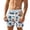 Light Blue, variant on Men's Funny 3D Print stripe Swim Trunks Novelty Quick Dry Board Shorts with Drawstring Beach Vacation Shorts
