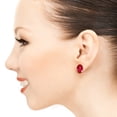 thumbnail image 3 of Galaxy Gold 14K Yellow Gold 15 CTW Natural Ruby Stud Earrings - July Birthstone - Passion & Protection - Fine Jewelry for Women, 3 of 3