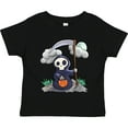 thumbnail image 3 of Inktastic Halloween Trick or Treating Cute Grim Reaper Boys or Girls Toddler T-Shirt, 3 of 5