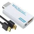 thumbnail image 2 of Wii to HDMI Converter Adapter，Connect Wii Console to HDMI Display in 1080p Output Video with 3.5mm Audio Supports All Wii Display Modes White, 2 of 10