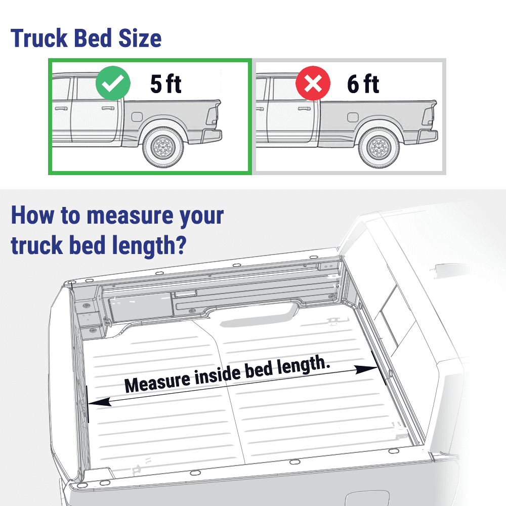 Syneticusa MB Aluminum Retractable Hard Tonneau Cover for 2015-2023 Colorado/Canyon 5ft Truck Bed