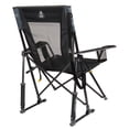 thumbnail image 3 of GCI Outdoor Comfort Pro Rocker Foldable Rocking Camp Chair with Mesh Backrest, Americana Greyscale, 3 of 10