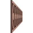 thumbnail image 3 of Ekena Millwork 46 5/8"W x 8"H x 3/8"T Salem Fretwork Moulding, Walnut, 3 of 13