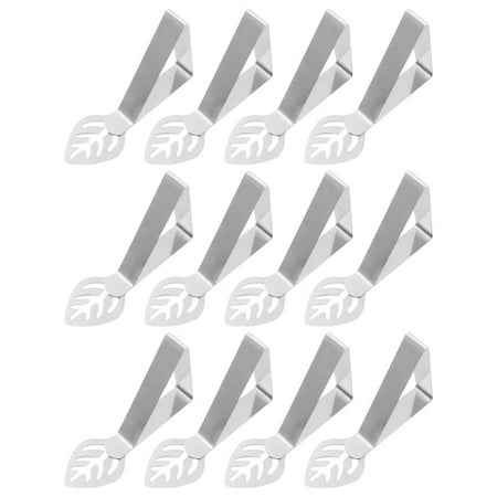 

Symkmb Table Cloth Holder Clips 12 Pack Leaf Shape Picnic Tablecloth Clip Outdoor Heavy Duty Stainless Steel Clamp