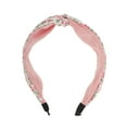 thumbnail image 4 of Unique Bargains 1 Pc Elegant Crossed Headbands for Women Pink, 4 of 6