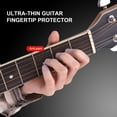 thumbnail image 4 of Yeacher Ultra-Thin Guitar Fingertip Protector -Slip Silicone Finger Guard Cover Left-Hand Finger Caps Pain for Guitar Ukulele Stringed Instrument (4 Pcs), 4 of 8