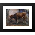 thumbnail image 2 of Giuseppe Pennasilico 24x19 Black Modern Framed Museum Art Print Titled - Cow, 2 of 5
