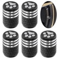 thumbnail image 4 of MLINS 5pcs Paw Print Tire Caps Car Tire Valve Caps Decorative Stem Covers Car Stem Caps, 4 of 6
