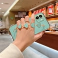 thumbnail image 2 of Compatible with Redmi A2 Case Silicone with Love Heart Chain, Ultra Slim Soft Xiaomi Redmi A2 Phone Case Shockproof Bumper Protective Cases for Women (Green), 2 of 13