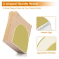 thumbnail image 4 of Dailycode Napkin Holder for Table Acrylic Kitchen Paper Tissue Dispenser, Olive Green, 4 of 9