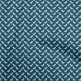 thumbnail image 1 of oneOone Rayon Teal Blue Fabric Animal Sewing Craft Projects Fabric Prints By Yard 56 Inch Wide, 1 of 5