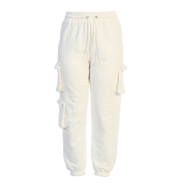 TheFound Women Solid Color Sweatpants Casual High Loose Fit Jogger Pants