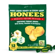(Pack Of 12) HONEES Lozenges Original 20 Pieces