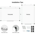 thumbnail image 4 of AGCAN Dry Erase Board 23" x 35" Magnetic Whiteboard 3'x2' Dry White Marker Board School Supplies, 4 of 9