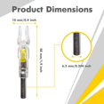 thumbnail image 3 of KESHES Led Lighted Nocks for Arrows - Light up Arrow Nock Lights with .244" / 6.2mm Inside Diameter, 3 of 6